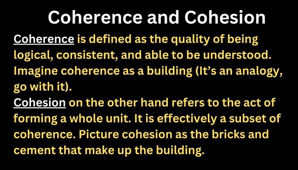 Coherence and Cohesion